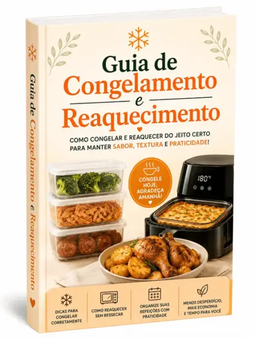 Guia de congelamento e reaquecimento de receitas