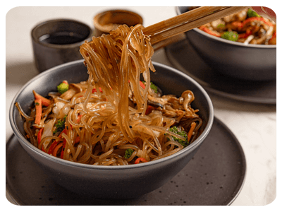 Japchae (Macarrão de Batata-Doce)