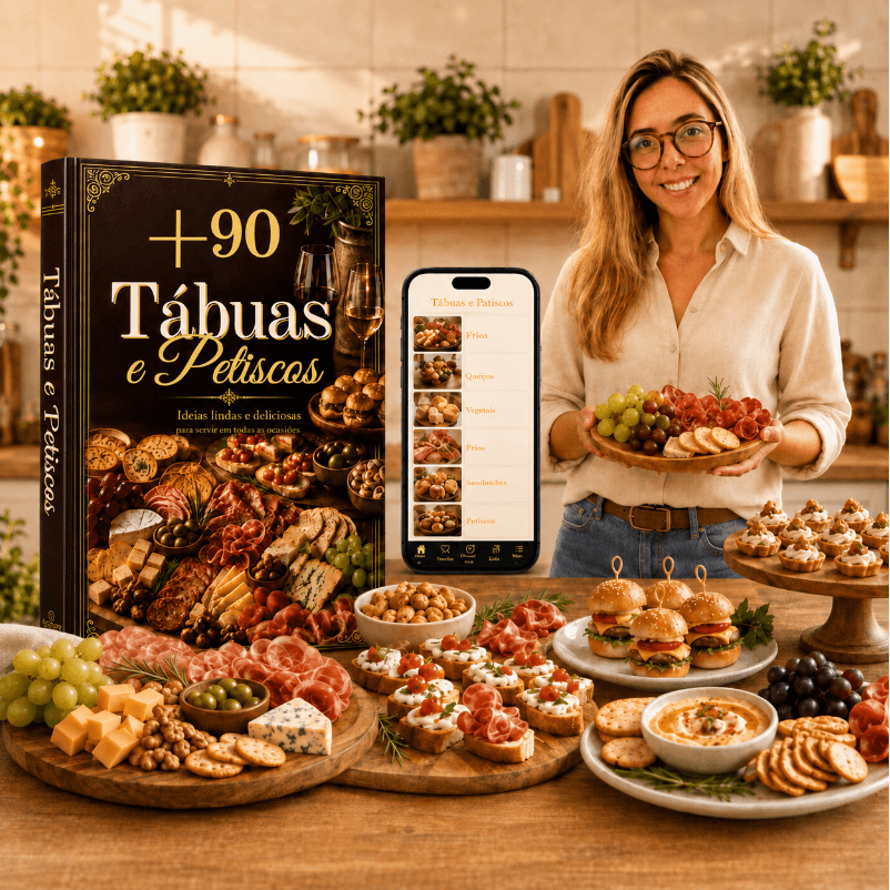 +90 Tábuas e Petiscos da Receitas da Chef
