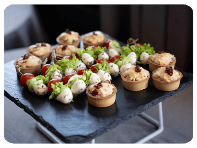 TÁBUA DE FINGERFOODS